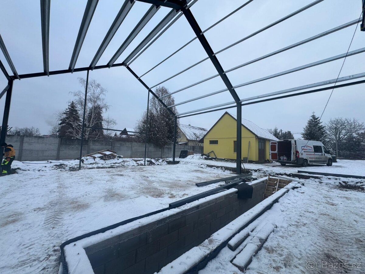 Konstrukce haly 12x12x4m - 6