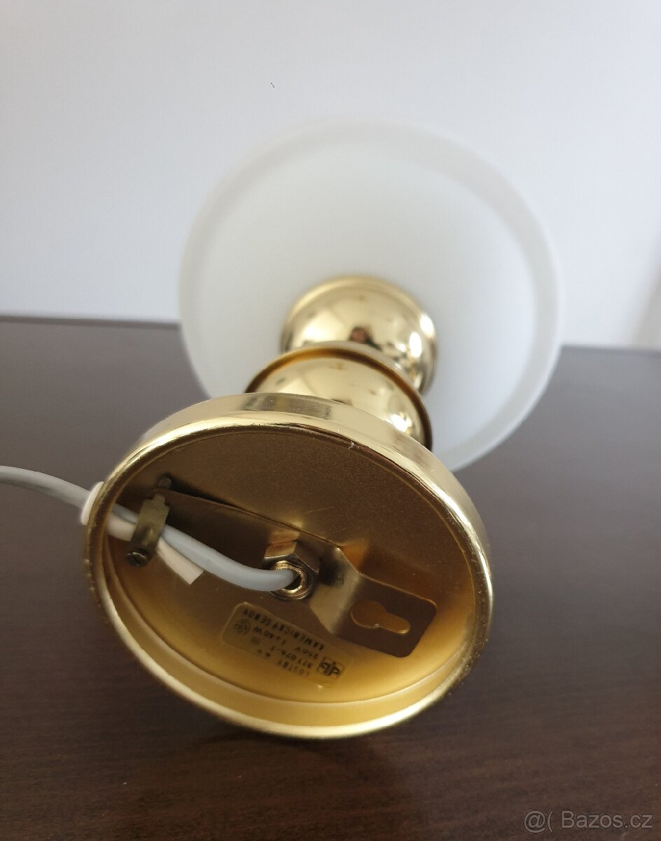 Retro stolní párové lampičky Kamenický Šenov - 6