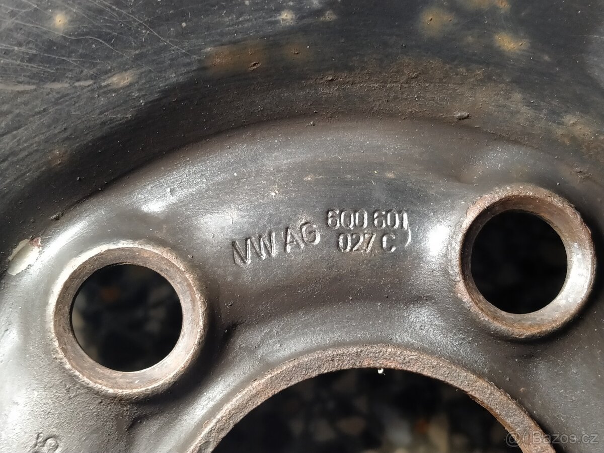 Ocelové disky 5J x 14, 5x100, ET 35 - 6