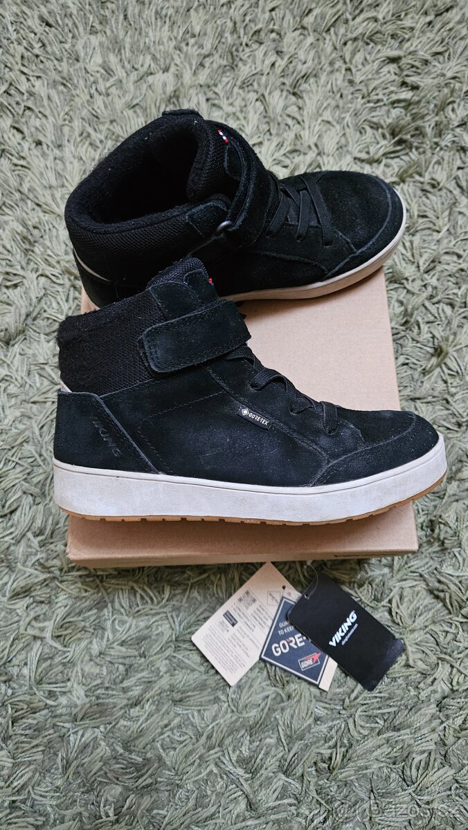 Kožené zimní boty VIKING vel. 34 s GORE-TEX - 6