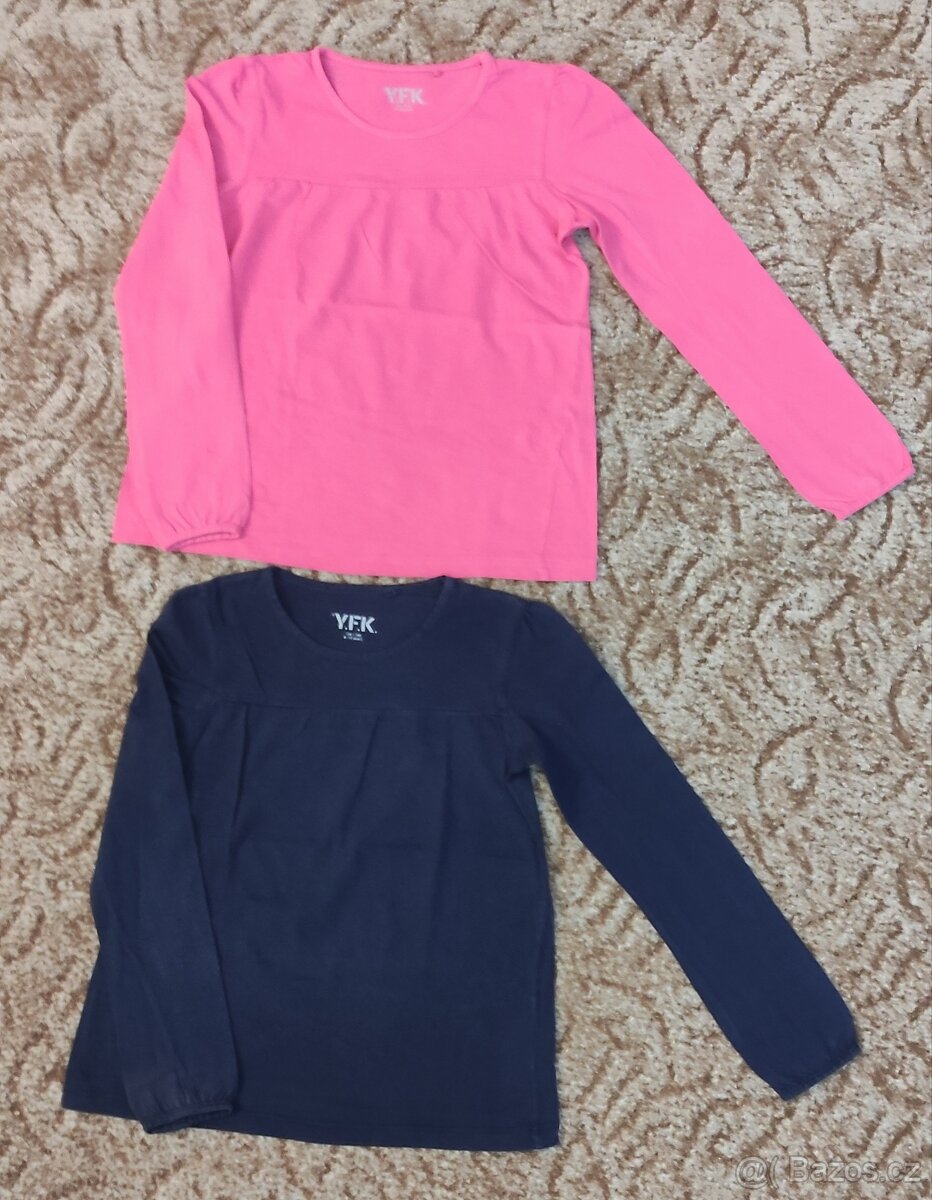 Dívčí trika dlouhý rukáv + košile - 6