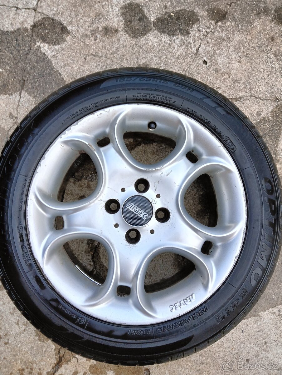 ALU kola 15", disky a pneumatiky - 6