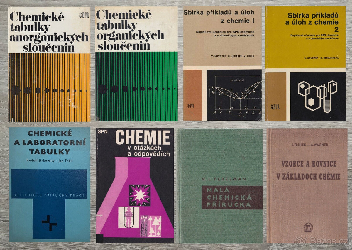 Knihy a učebnice z chemie - 6