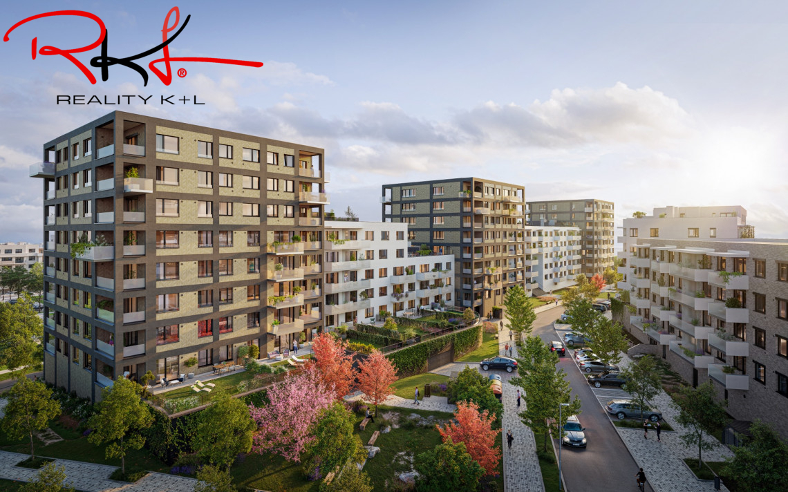 Prodej, novostavba, byt 2+kk s balkónem, Praha 5 - 6