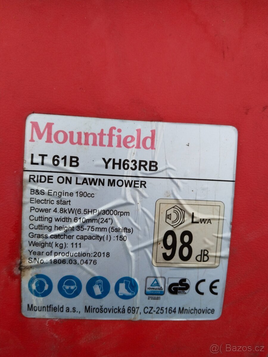 Traktůrek rider Mountfield - 6