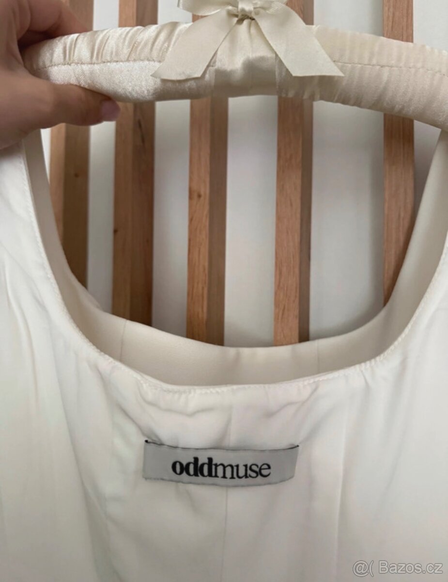 Odd Muse midi šaty bílé XS - 6