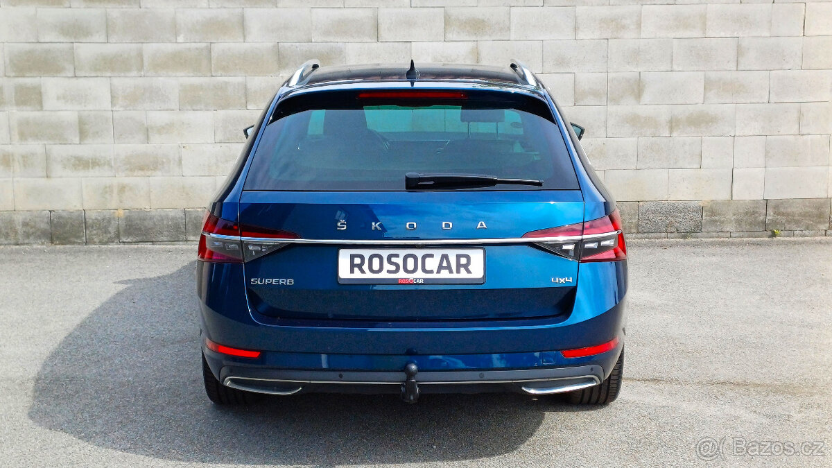 Superb combi L&K 2.0TDI 140kW 4x4-WEBASTO-TZ-ČR-NEHAV-DPH - 6