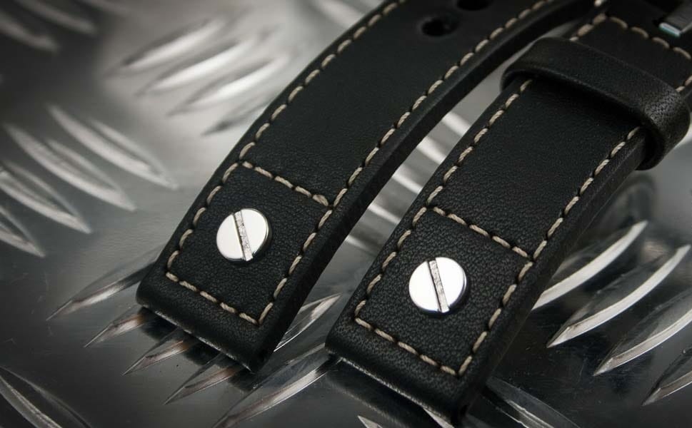 Kožený řemínek č.58 k hodinkám pilotky - 6