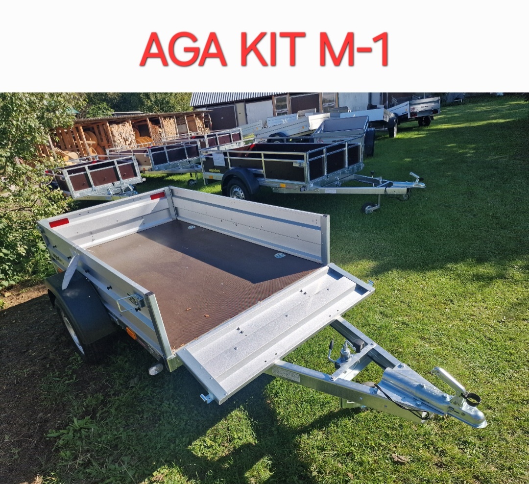 Přívěsný vozik AGA KIT M-1 Sklopný D-202,Š-123 - 6