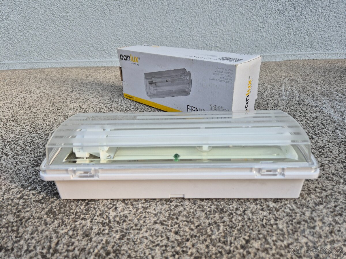 Přisazené nouzové světlo s baterií, IP65, Panlux Fenix 11W, - 6