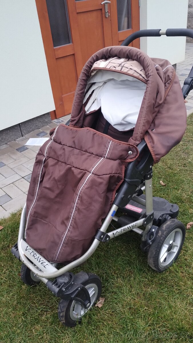 Prodám kočárek V-travel, po dvou dětech - 6