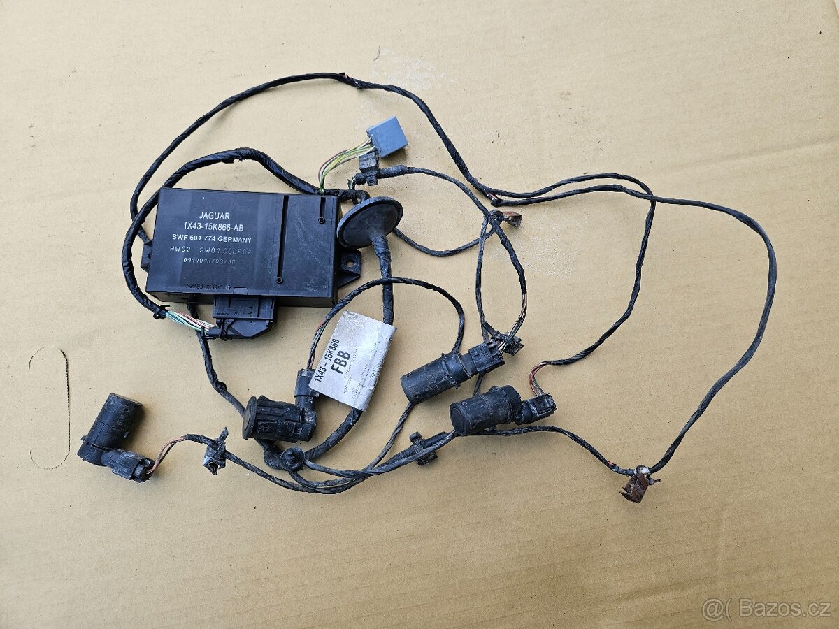 Jaguar X-Type sada PDC jednotka kabeláž čidla - 6