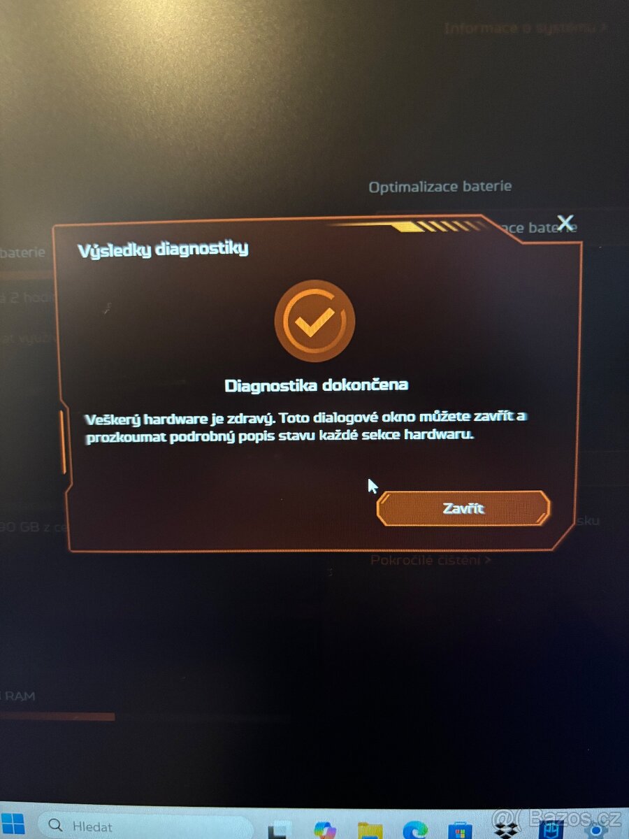 Nový herní notebook acer nitro V 15 - 6