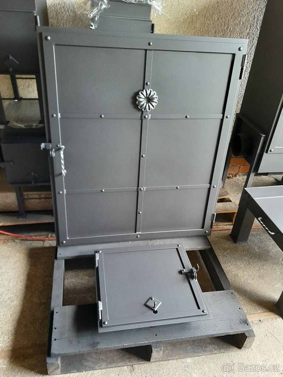 Set dvířek k udírně a topeništi - 6