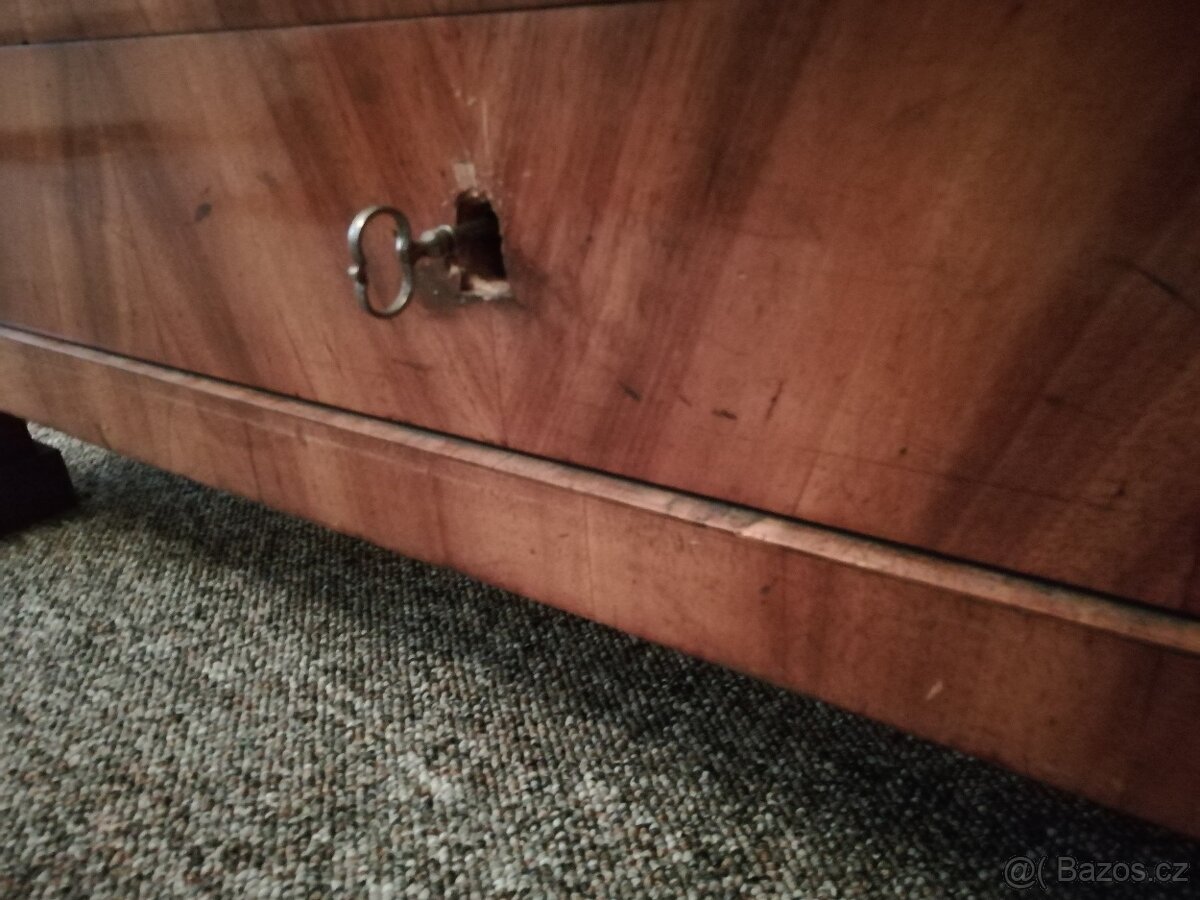 starožitný šatník Biedermeier - 6