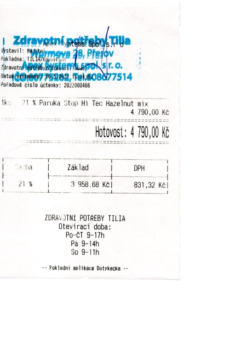 Paruka dámská. - 6