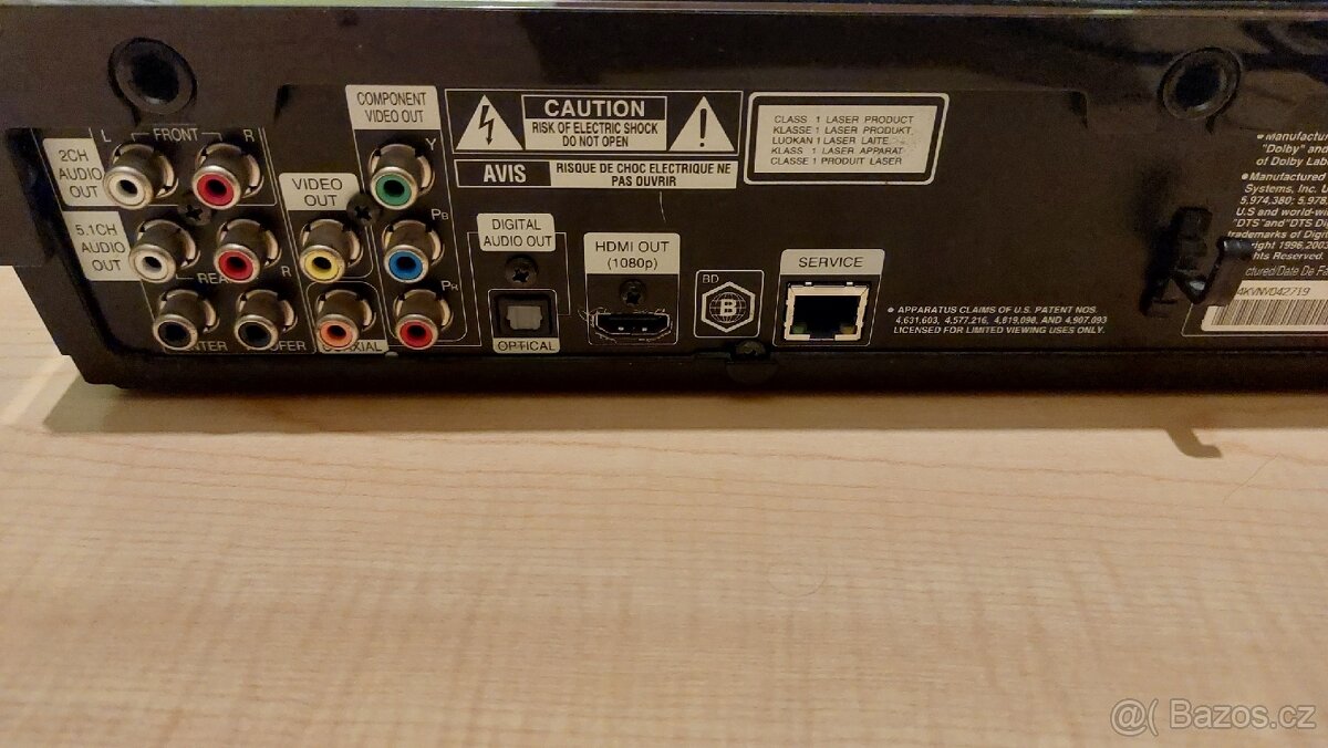 LG BH100 HD-DVD a Blu-Ray bluray přehrávač - 6