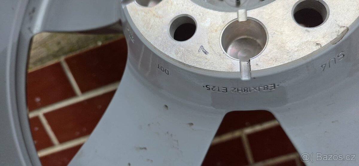 Alu kola R18, 5x112 Audi Q7, zimní pneu 255/60 - 6