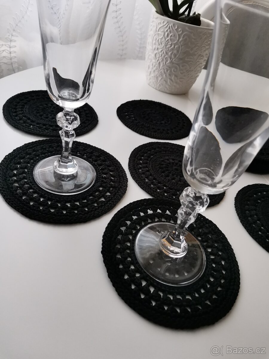 Háčkované postírání 6 ks - 6