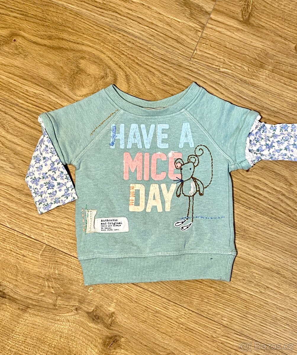 dívčí set oblečení 3-6 měs, vel 68, - 6