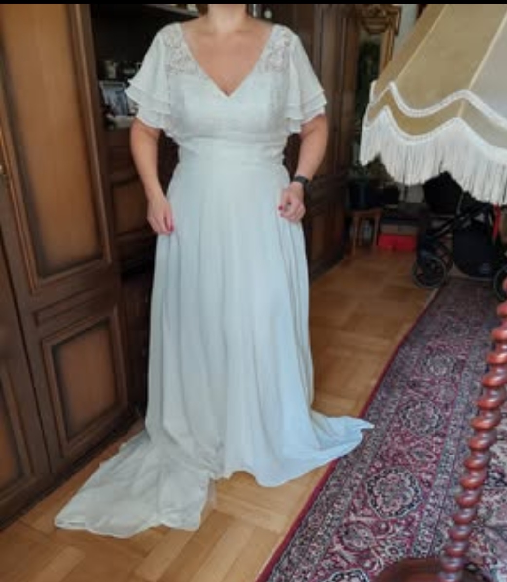 Antické boho svatební šaty - 6