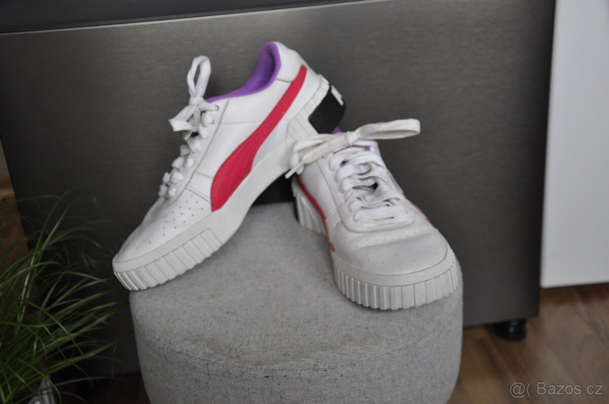 bílé kožené tenisky Puma vel. 38 - 6