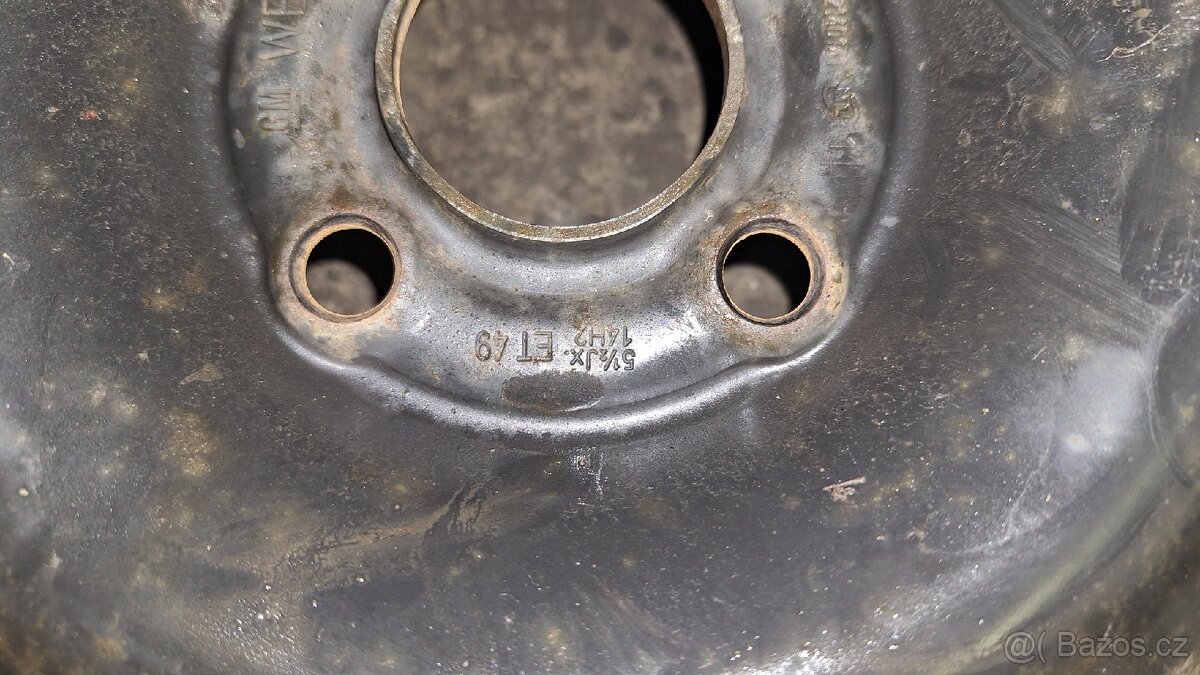 Prodám 4x Plechové desky R14 - 6