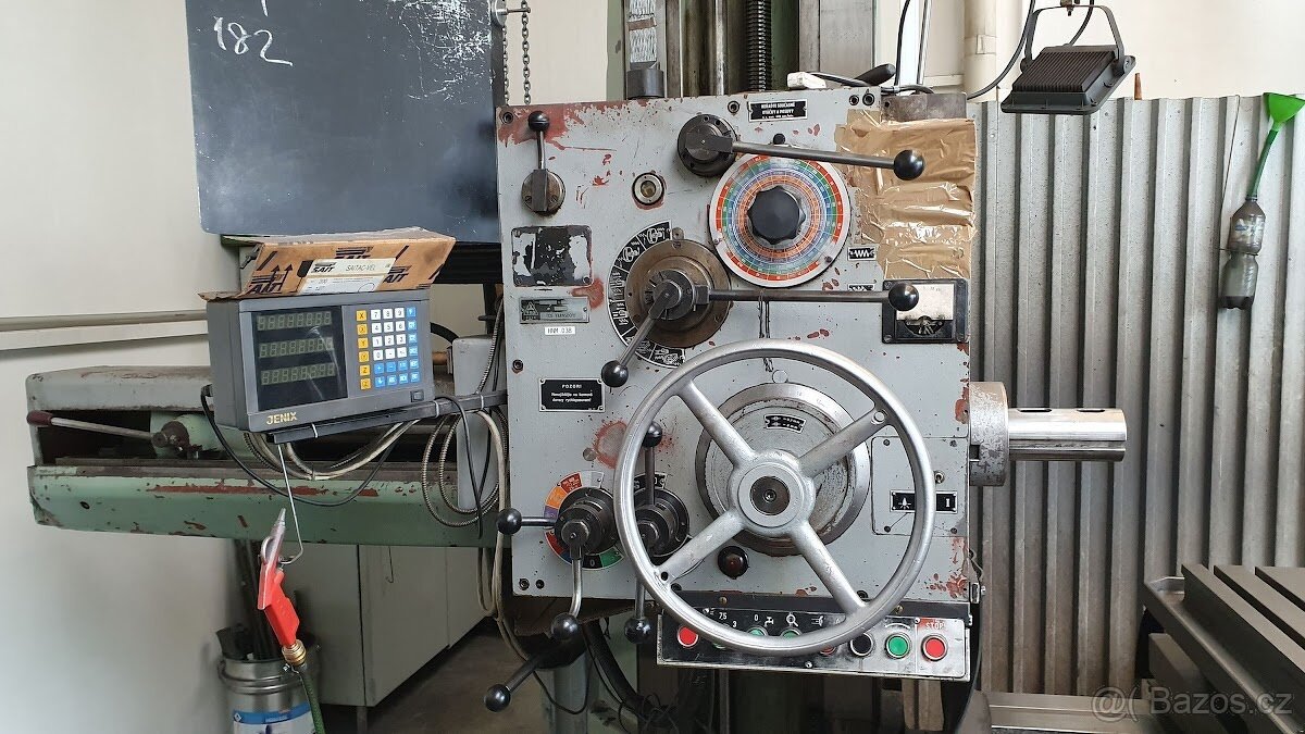 TOS W 9 - vodorovná vyvrtávačka stolová - 6