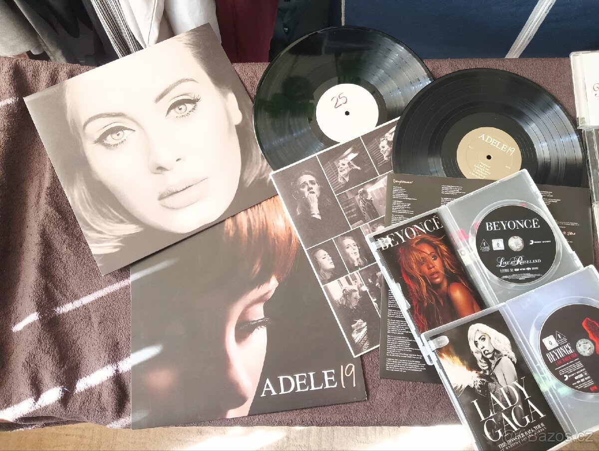 LP Adele, CD/DVD Beyoncé apod. - 6