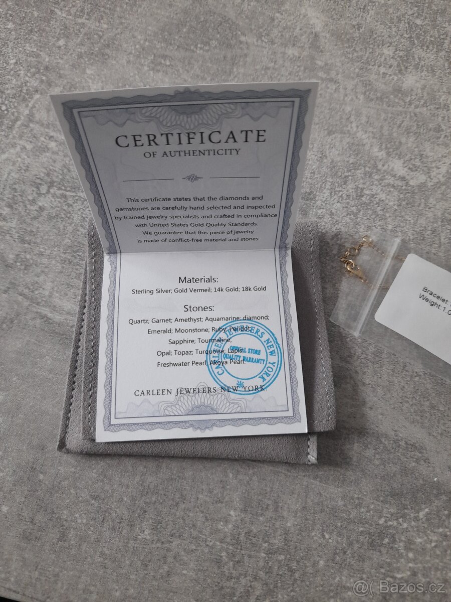 Dámský náramek au585 14k - 6