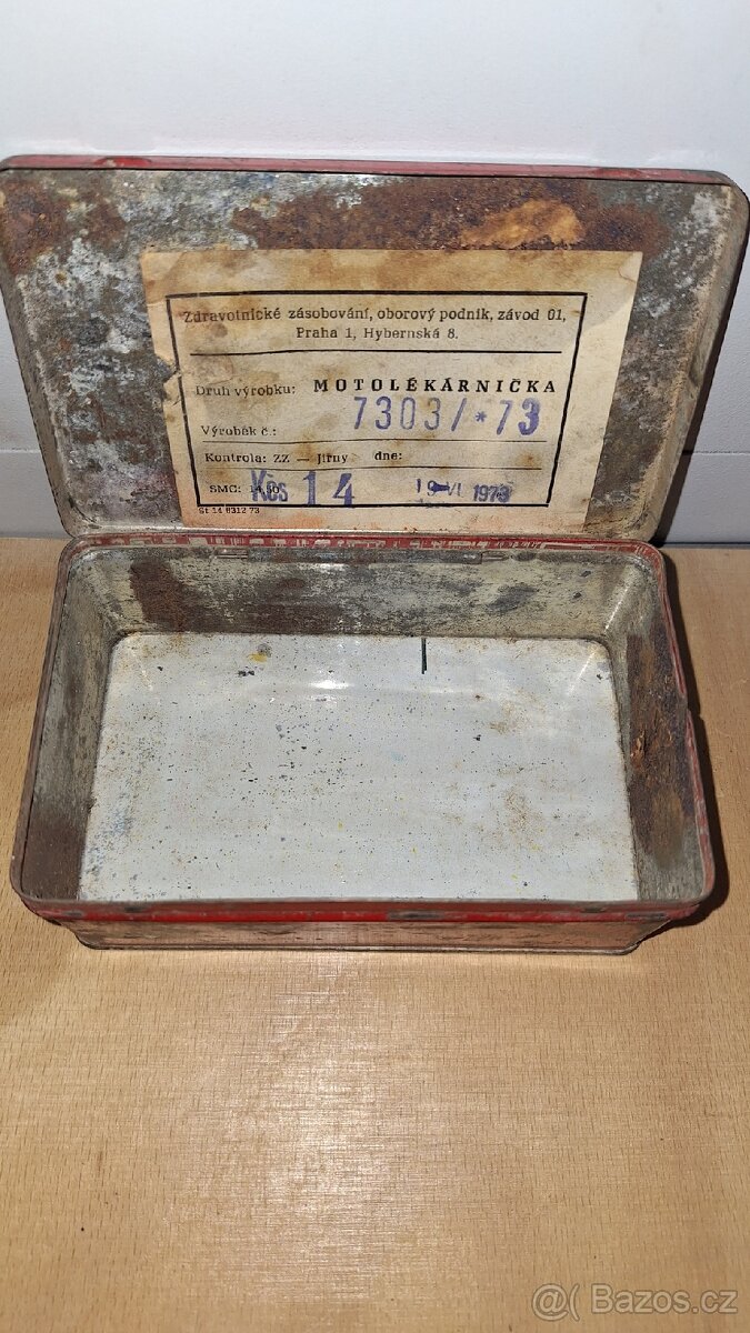 Moto lékárna Jawa ČZ, orig. ČSSR, 1973 - 6