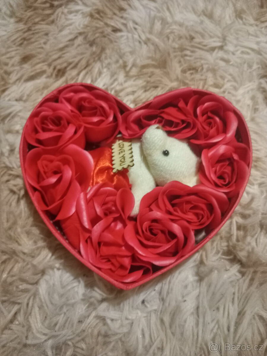 Mýdlové růže - dárkové balení - 6