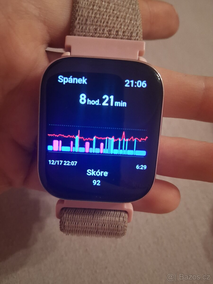 Chytré hodinky Amazfit Active růžové - 6