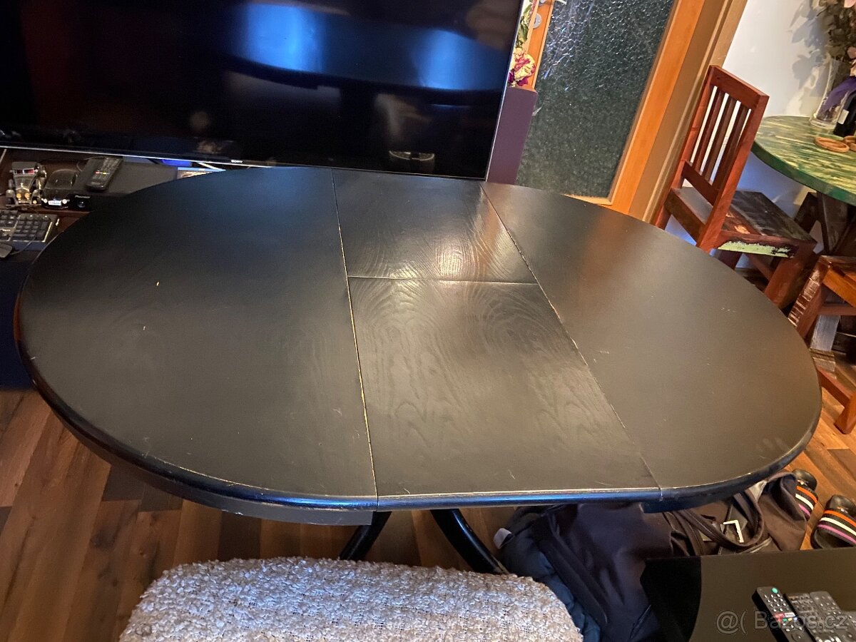 Prodám stul rozkládací z masivního dřeva - 6