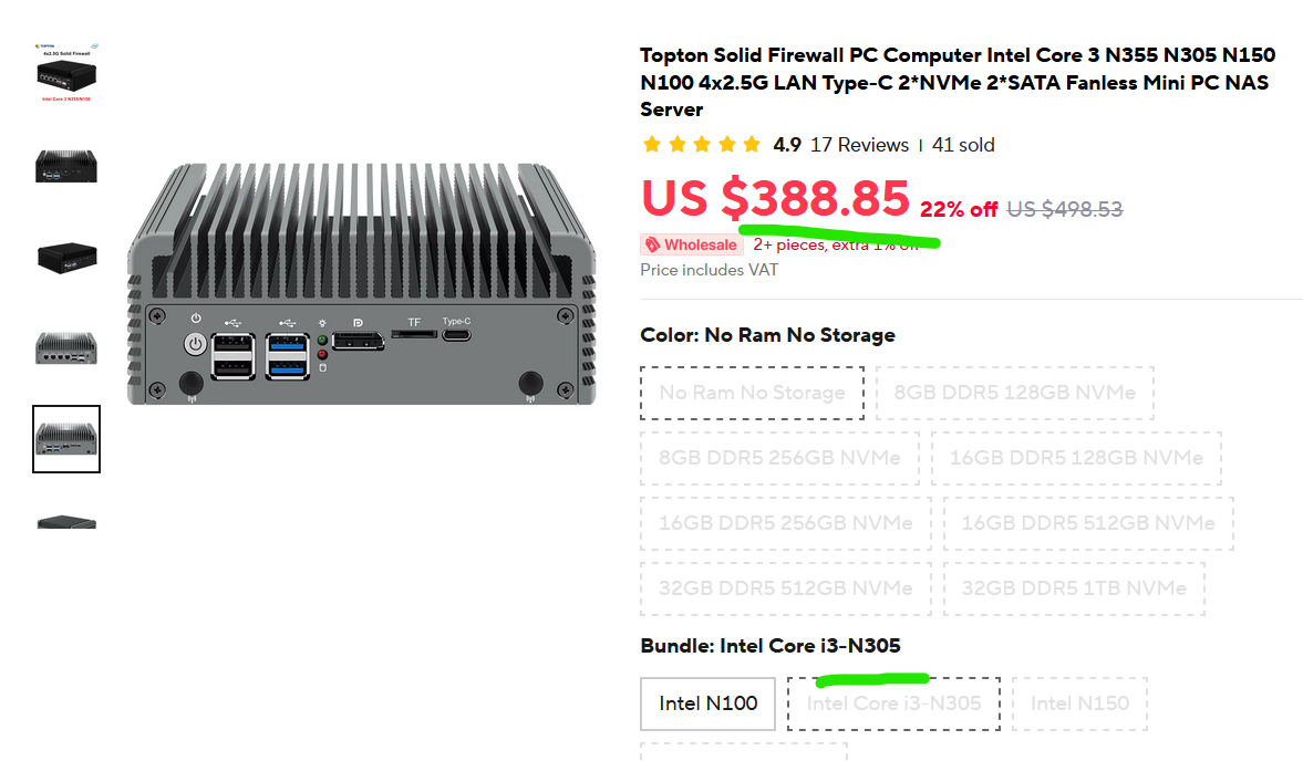 Prodám MINI PC / Firewall N305 – bez hluku, nízká spotřeba - 6