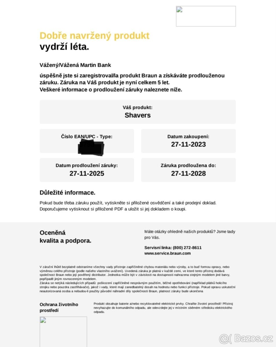 Holicí strojek Braun SERIES 9 PRO - 6