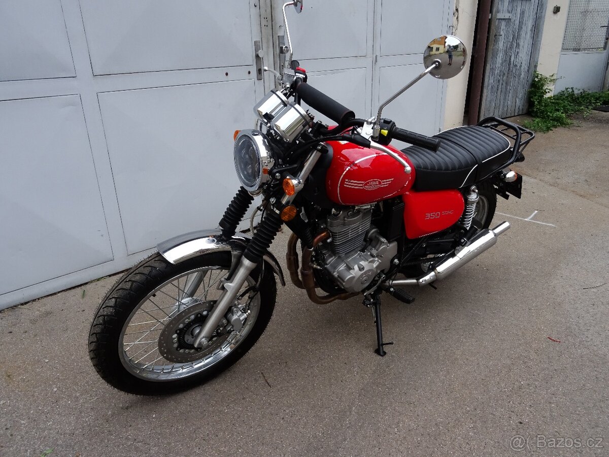 Jawa 350 SOHC Sport ABS 8km Stav nové motorky - 6