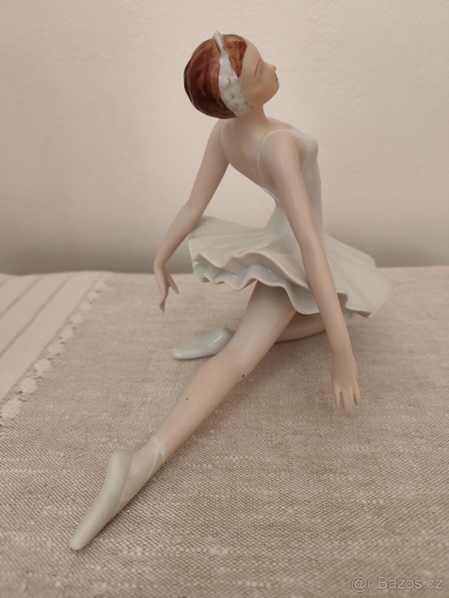 Royal dux baletka porcelánová soška - 6