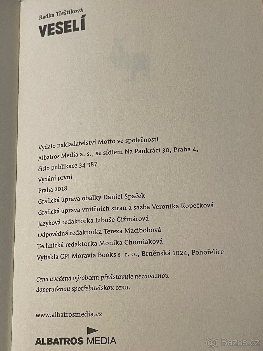 Třeštíková, Radka - Veselí (2018) - 6