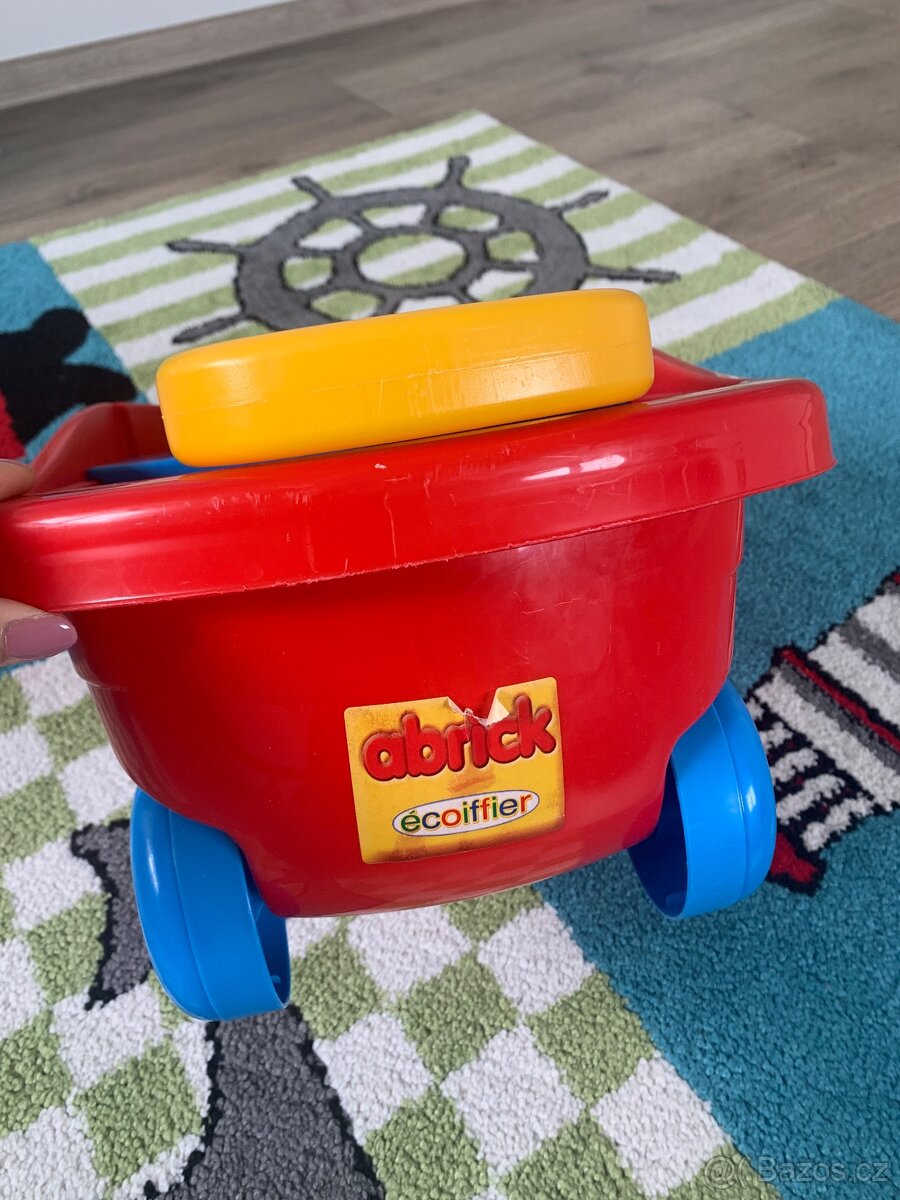 Vozík s kostkami + plastové kostky Mega Bloks - 6