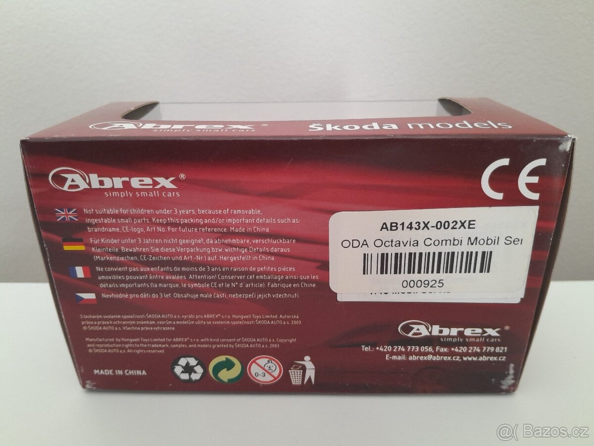 modely ABREX 1.EDICE/ŠKODA FABIA I,OCTAVIA COMBI II,OCTAVIA - 6