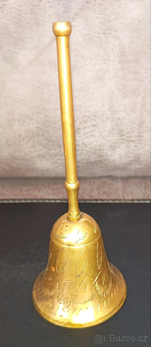 Mosazné vázy,karafa , zvoneček - 6