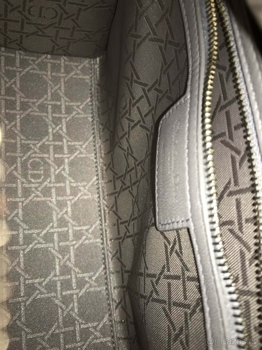 Dámská kabelka DIOR s účtenkou, úplně nová, světle šedá, kom - 6