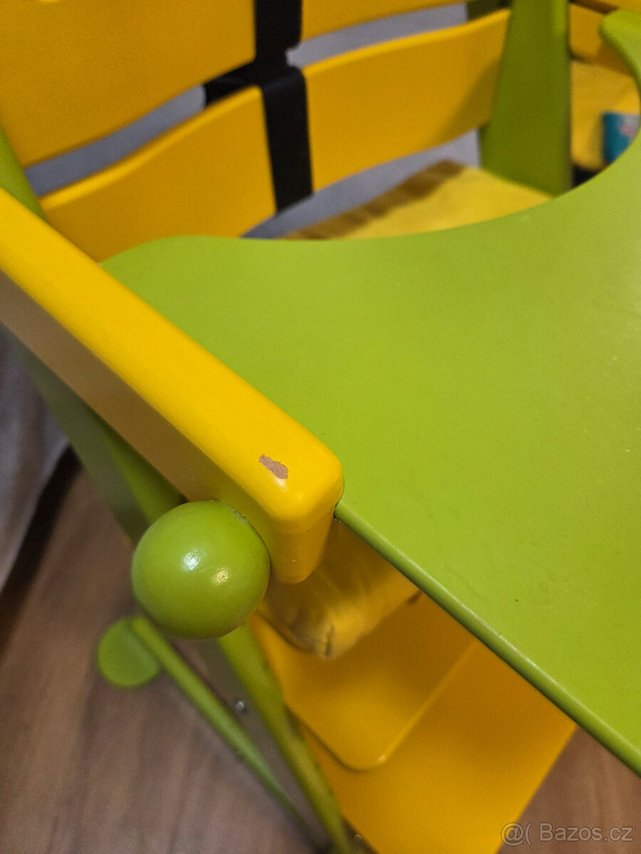 Dětská dřevěná rostoucí židle Jitro Baby - 6