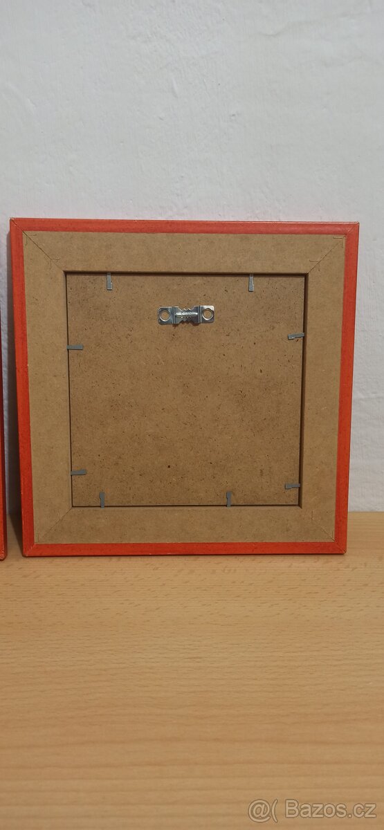 Obrázek, červené pomeranče a obrázek hrušky. - 6