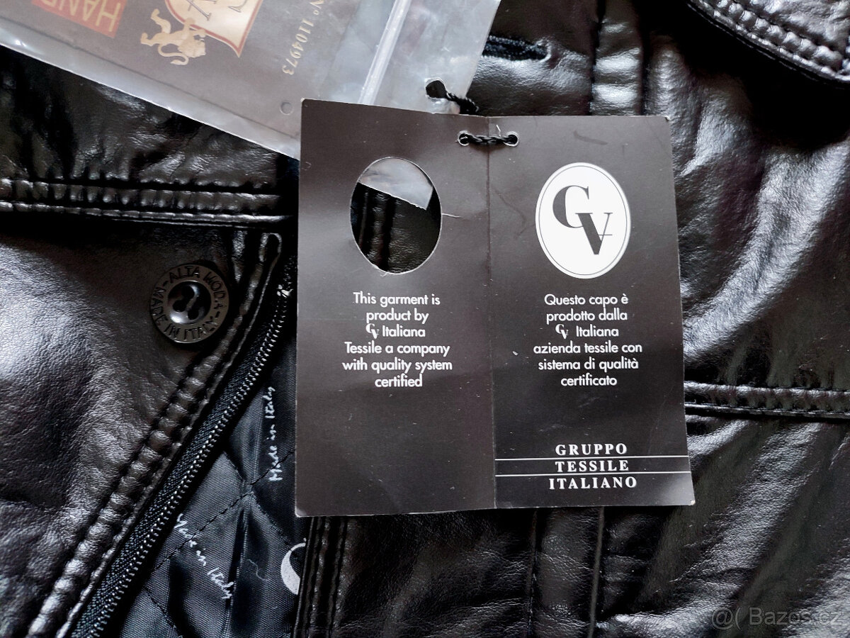Pánská bunda, CV Italie, ruční ráce, s visačkou, vel. XL - 6
