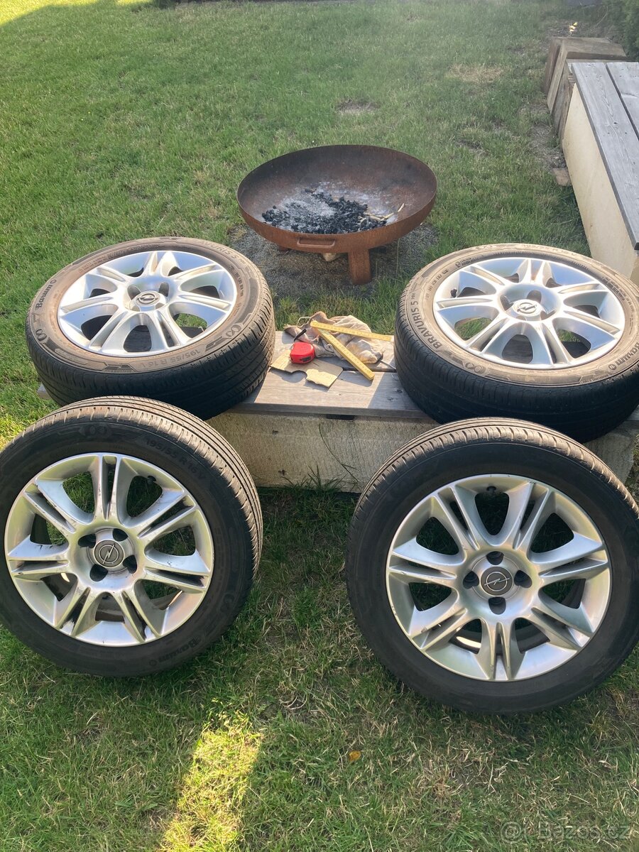 4x100 R16 195/55 r16 Opel Corsa alu originální disky - 6