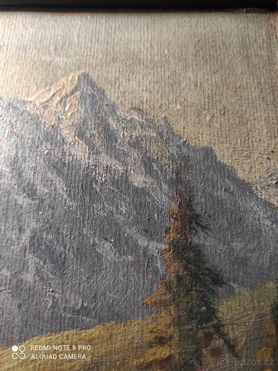 Obraz olej na kartonu - 6