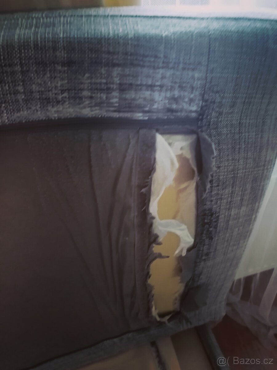Starší sedačka z IKEA šedá specha - 6