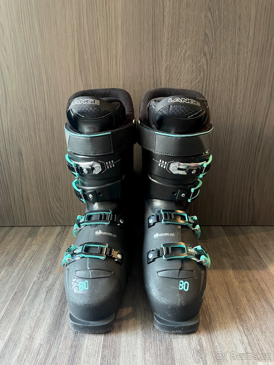 Dámske lyžiarky Lange XC 80 W Black/Mint - 6
